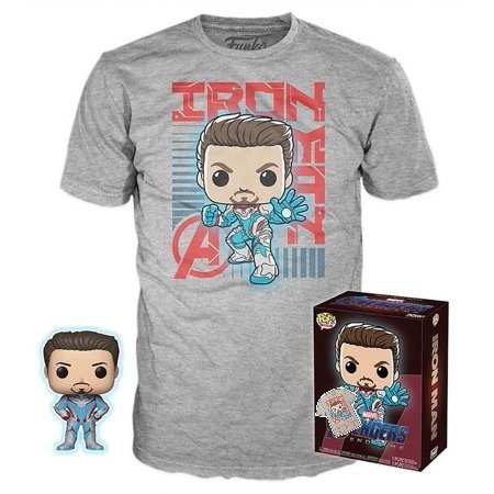 Funko POP! Tees Marvel Avengers - Endgame: Iron Man
