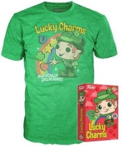 DCON 2018 Funko Designer Con Exclusive LUCKY CHARMS CEREAL POP TEES T-SHIRT
