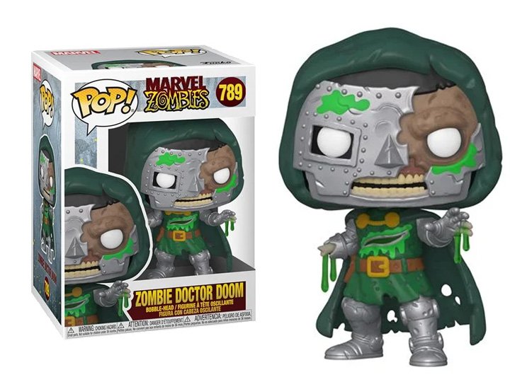 Funko Pop! Marvel: Marvel Zombies - Dr. Doom Multicolor, 3.75 inches