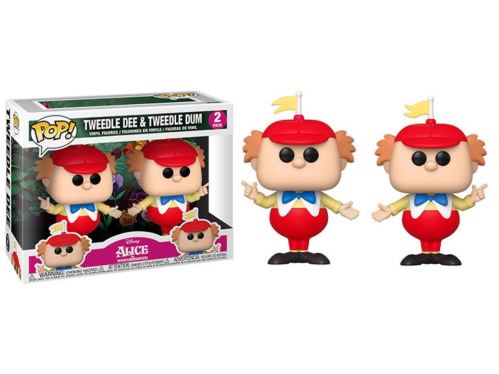 Pop! Disney: Alice in Wonderland (70th Anniversary) - Tweedle Dee & Tweedle Dum Two-Pack