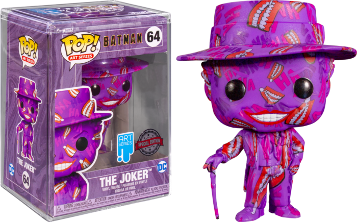 Batman – Villains Artist Series Pop! The Joker with Pop! Protector