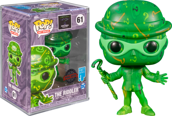 Batman – Villains Artist Series Pop! The Riddler with Pop! Protector