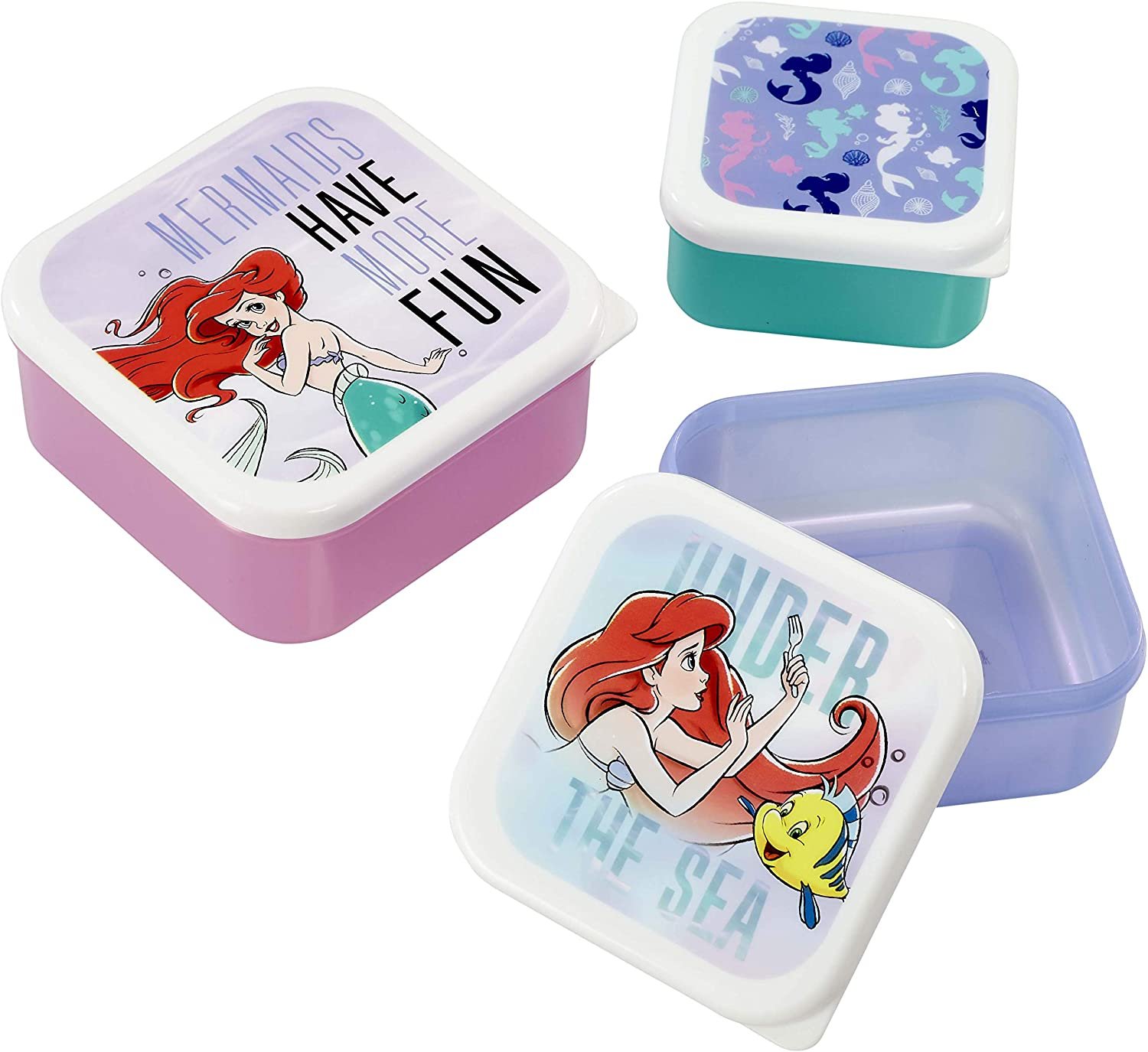 Funko Little Mermaid Plastic Storage Set