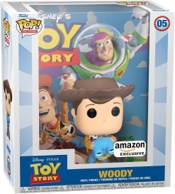 Funko Pop! VHS Cover: Disney - Toy Story, Woody Holding Lenny (Amazon Exclusive)