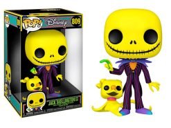 Pop! Disney: The Nightmare Before Christmas - 10" Jack with Zero (Blacklight)