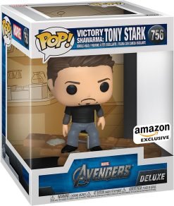 Funko POP! Deluxe Marvel: Avengers Victory Shawarma Series - Tony Stark (Iron Man) (Amazon Exclusive)