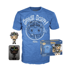 Pop! & Tee Doc Brown "Great Scott!" BACK TO THE FUTURE - SIZE Small
