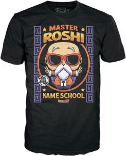 Funko Pop! Tee: Dragon Ball Z Master Roshi - Large