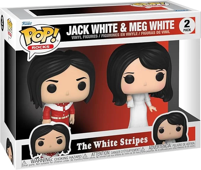 Pop Rocks Jack White And Meg – WhiteThe White Stripes Pop! Vinyl Figure